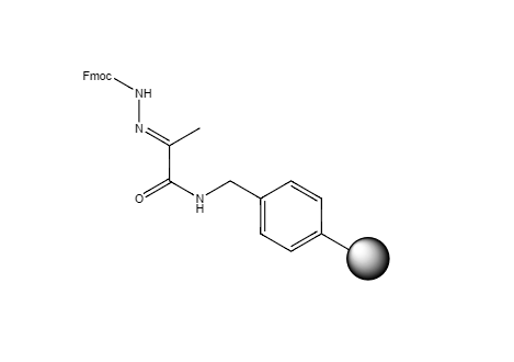 Fmoc-NHN=Pyv Resin, 100-200 Mesh, Loading ></noscript> 0.3 mmol/g, 1% DVB
